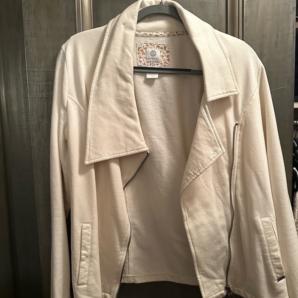 Element Cream Women's Leather Jacket